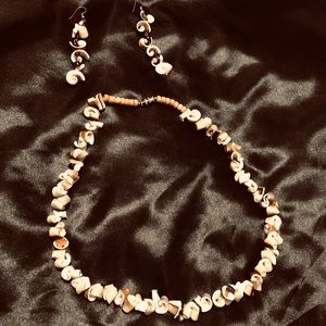 🐚 necklace and earrings set 🐚